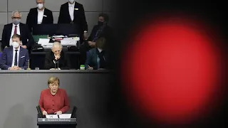 Warnstufe rot - Merkels eindringlicher Appell für harten Lockdown