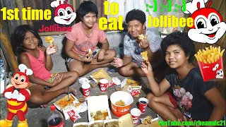 This Very Poor Filipino Family Ate Jollibee Fast Food for the First Time. Poverty in the Philippines