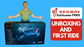 Segway P100S Electric Scooter Unboxing & First Ride Review 🛴