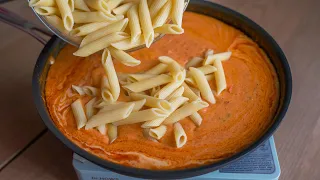 سوبر تشيزي باستا بدون كريمة 🍝super cheesy pasta without cream..!