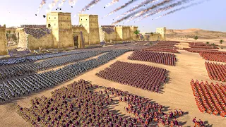 ROME vs XERSES (70K Men - Land Battle & Ambush & Siege) The Fall of PERSIA - Total War ROME 2