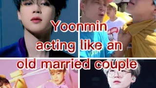 Yoonmin acting like an old married couple