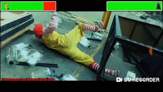 Ronald Mcdonald vs. Batman with healthbars