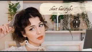 Hairstyles for *actually* short hair //