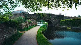 Lancaster Canal Walk, English Countryside 4K