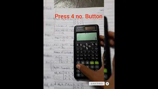 How to find Adjoint of Matrix by using Calculator fx991 ES PLUS||#vedant||#vedanttathe||#calculator.