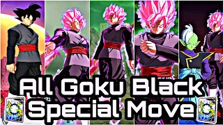 GOKU BLACK ALL SPECIAL MOVES!! v2 🔥 IN DRAGON BALL LEGENDS