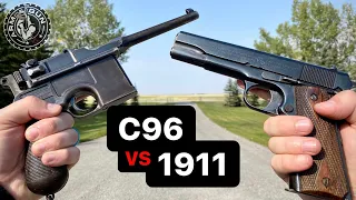 Mauser C96 “Broomhandle” vs “OG” 1911 US Army