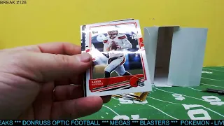 2020 DONRUSS OPTIC FOOTBALL MEGA & BLASTER BOX BREAK  #126 Blue Herbert Hyper - Purple Shock Burrow