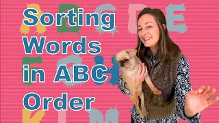 Sorting Words in ABC Order Lesson for Kids