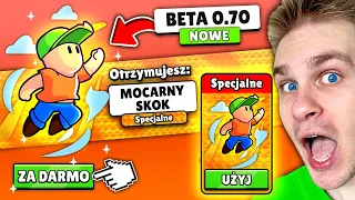 Jak ODBLOKOWAĆ ⚠️ NOWĄ EMOTKĘ *SPECJALNY SKOK* ZA DARMO 🤑 (JAK DZIAŁA) na BETA 0.70 w Stumble Guys!