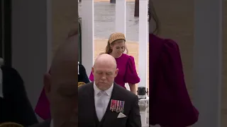 Prince Andrew arrives at coronation