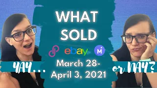 APRIL FOOLS SALES WERE NO JOKE! WHAT SOLD on Poshmark, Ebay & Mercari in late March/early April 2021