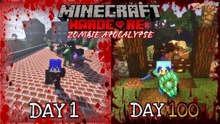 100 Hari di Minecraft Hardcore Zombie Apocalypse (Part1)