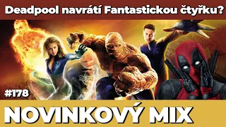 Novinkový mix: Šílený Deadpool 3, Indiana Jones seriál, postavy pro Spider-verse 2 či filmový Lobo?