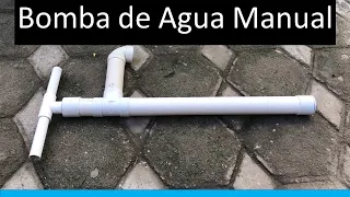 Como Hacer una Mini Bomba de Agua Manual  de PVC || PVC