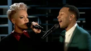 P!nk & John Legend - Someday We'll All Be Free (Live 2015) HD