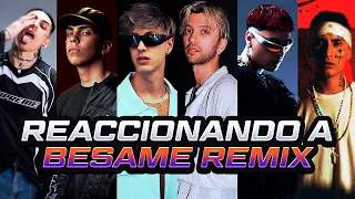 MI REACCIÓN a BESAME REMIX 💋🇦🇷🔥 BHAVI, SEVEN KAYNE, MILO J, TIAGO PZK, KHEA, NEO PISTEA