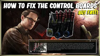 HOW TO FIX THE FACTORY CONTROL BOARDS - ESCAPE FROM TARKOV - MECHANIC TASKS FARMING PART 1 TOOLSET