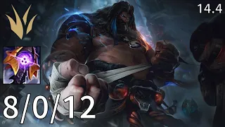 Udyr Jungle vs Brand - EUW Challenger | Patch 14.4