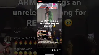 ARMON singing "WISH YOU WELL" to REGINAE LIVE #armonae #armon #reginae #sobs