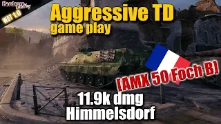 WoT: AMX 50 Foch B, Aggressive tank destroyer game play, WORLD OF TANKS