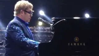 Elton John LIVE  - Your Sister Can't Twist & Saturday Nights Alright for Fighting from front row