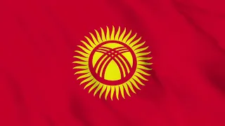 Kyrgyzstan Flag with National Anthem | World Flags | Like2learn