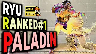 SF6: Paladain  Ryu Ranked No1  VS DeeJay | sf6 4K Street Fighter 6