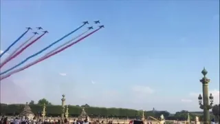 World Cup-winning France team welcomed home with flyover
