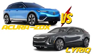 2024 Acura ZDX vs. 2024 Cadillac Lyriq: Attack of the Luxury EV SUV Clones
