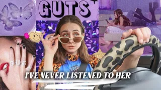 Olivia Rodrigo GUTS ALBUM Reaction | I've never listened to her music