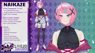 【Showcase】Naikaze Live2D Model