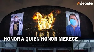 Rinden homenaje al personal médico mexicano con el Mural a los Héroes de la Salud