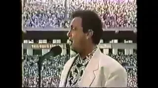 Billy Joel Sings The National Anthem at Super Bowl XXIII