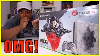 Xbox One X Gears 5 Limited Edition Bundle UNBOXING!