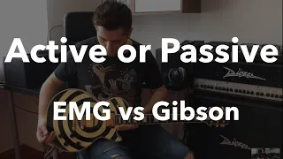 EMG 81/85 vs Gibson 498/490, Active vs Passive Pickups on Les Paul Zakk Wylde