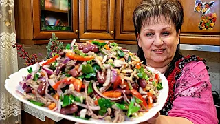 Ни одного праздника без этого салата! Просто , быстро и вкусно! Легендарный Салат Тбилиси!