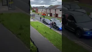 Live police chase Manchester