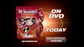The Incredibles "On DVD Today" Commercial (2005)