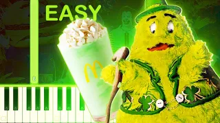 SHAMROCK SHAKE SONG - EASY Piano Tutorial