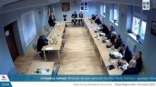 XLI Sesja Rady Gminy w Wielopolu Skrzyńskim