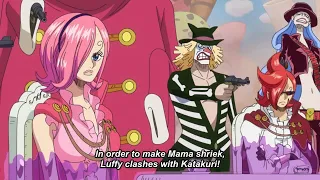 Sanji's Brothers Laughs at Judge, Judge Cries, Perospero Captured Germa 66 In Candy, One Piece 834