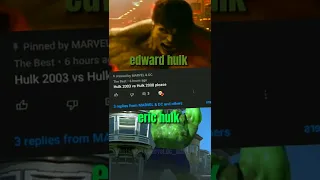 Hulk 2003 (eric hulk) VS Hulk 2008 (edward hulk) who will win ? please #subscribe my channel 🥺#hulk