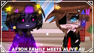 Afton Family Meets their Alive AU / Fnaf / Afton Family /