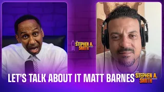 Stephen A. Smith and Matt Barnes get into it about Trump, Russell Westbrook, taking it too far, more