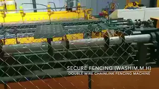 Automatic Double wire chainlink fence machine | Installation | Washim , Maharashtra | +919953404096