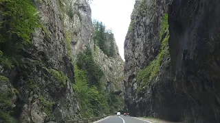 Bicaz Keys / Cheile Bicazului - Highland road between the mountains