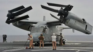 Конвертоплан MV-22 Osprey - настоящий трансформер (США)/MV-22 Osprey tiltrotor - transformer (USA)