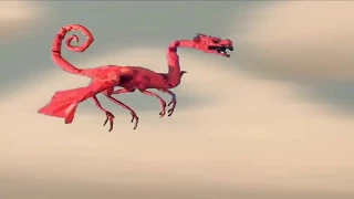 Stop Motion Fire Breathing Dragon Flight